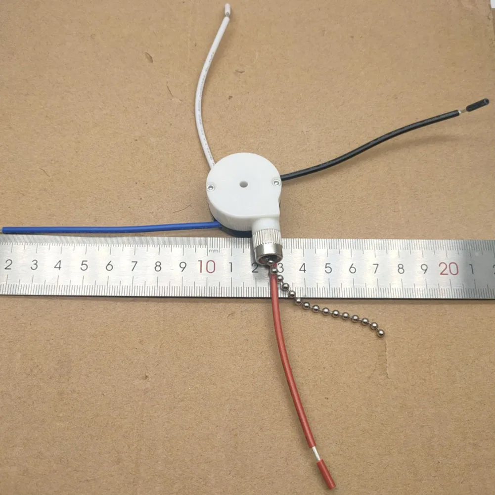 

Fan Speed Controller Pull Chain Switchs Brand New High Quality ZE-208S 2pcs 3A-6A 250VAC Wire Ceiling Fan Accessory