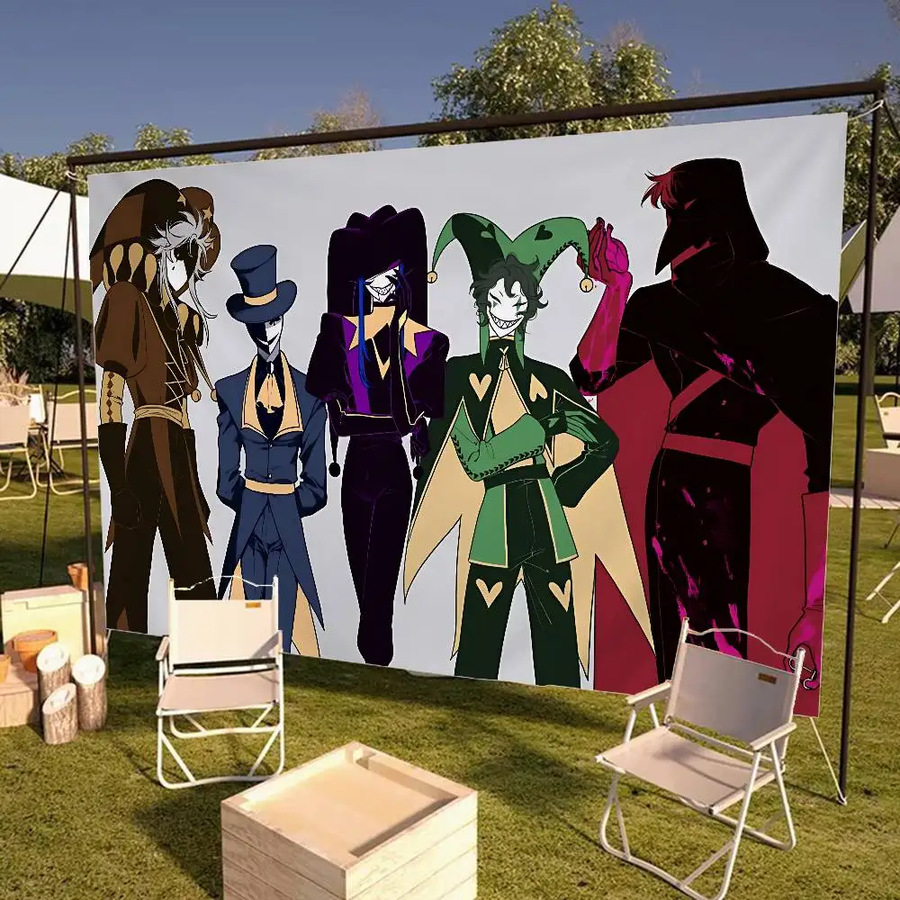 The Freak Circus Pierrot Game Advanced Printing Commercial Advertising Flag Company Party Banner