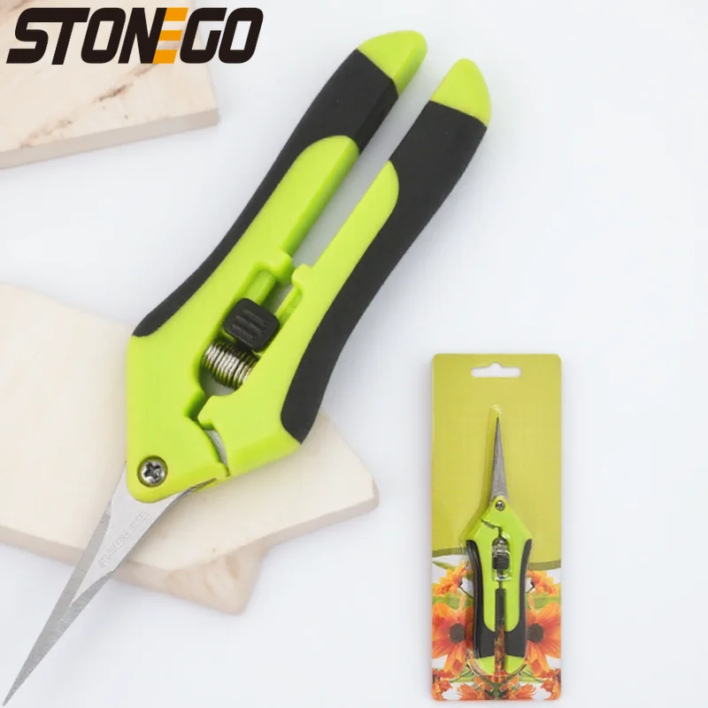 

Gardening Precision Pruning Shears Hand Snips for Flowers Bonsai Fruit Picking Weeding Tools