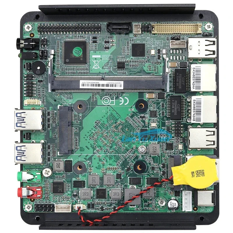 كمبيوتر صغير رخيص الثمن بدون مروحة J4125 كمبيوتر جيب متين واي فاي مع لوحة متوازية تسلسلية للحافلة لنظام التشغيل Windows11 #5