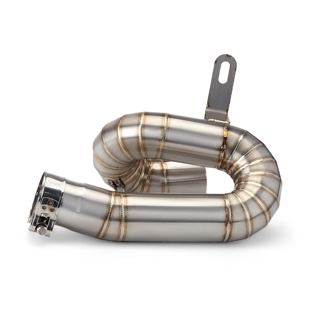 ماسورة عادم الدراجة النارية للشارع الثلاثي 765 S R RS triple765 2017 - 2021 منتصف وصلة الأنابيب ربط 51 مللي متر كاتم الصوت