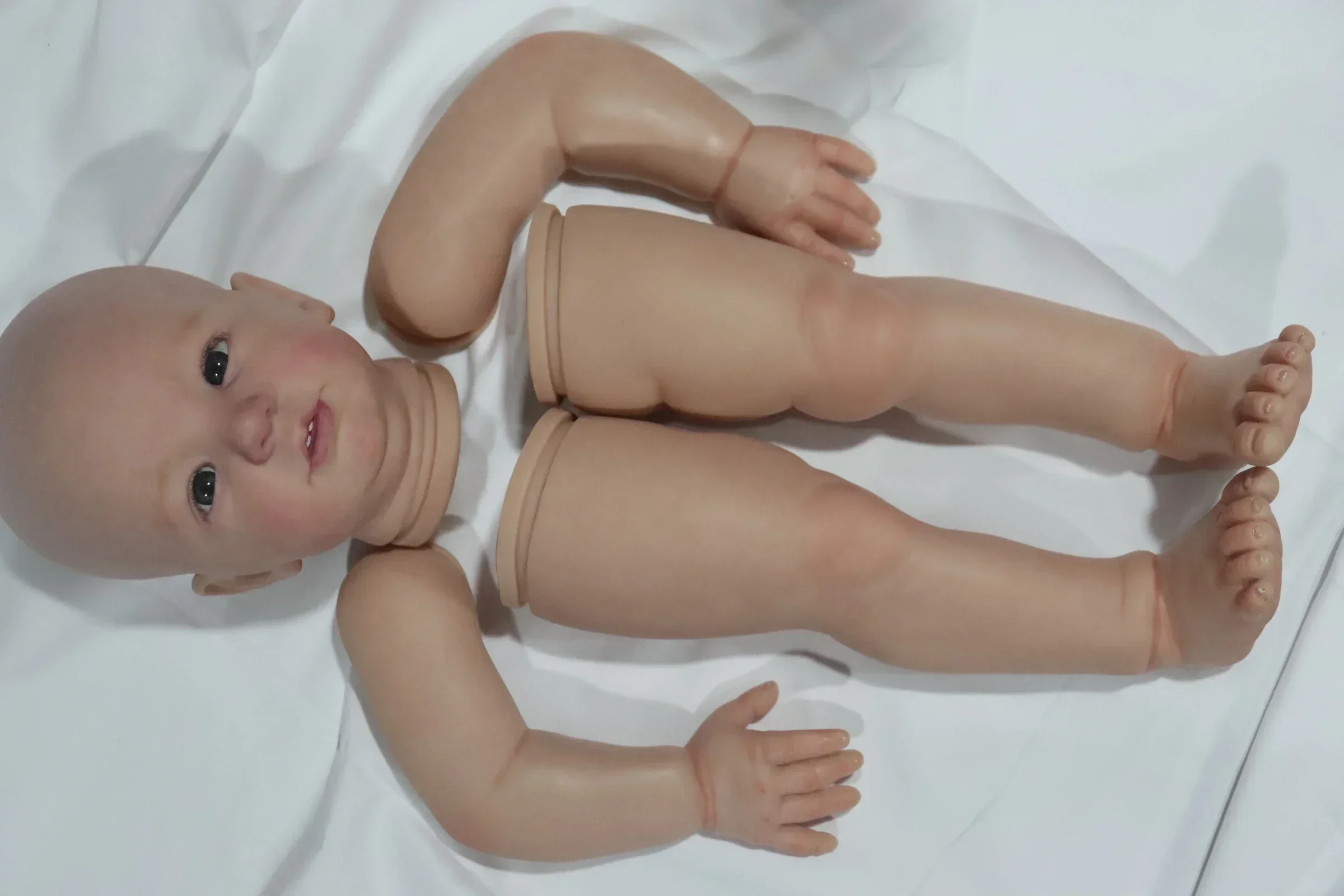 Artist Painting Reborn Baby Doll Vito 30inch Huge Baby Unassembled Kit As Video With Veins Christmas Gift