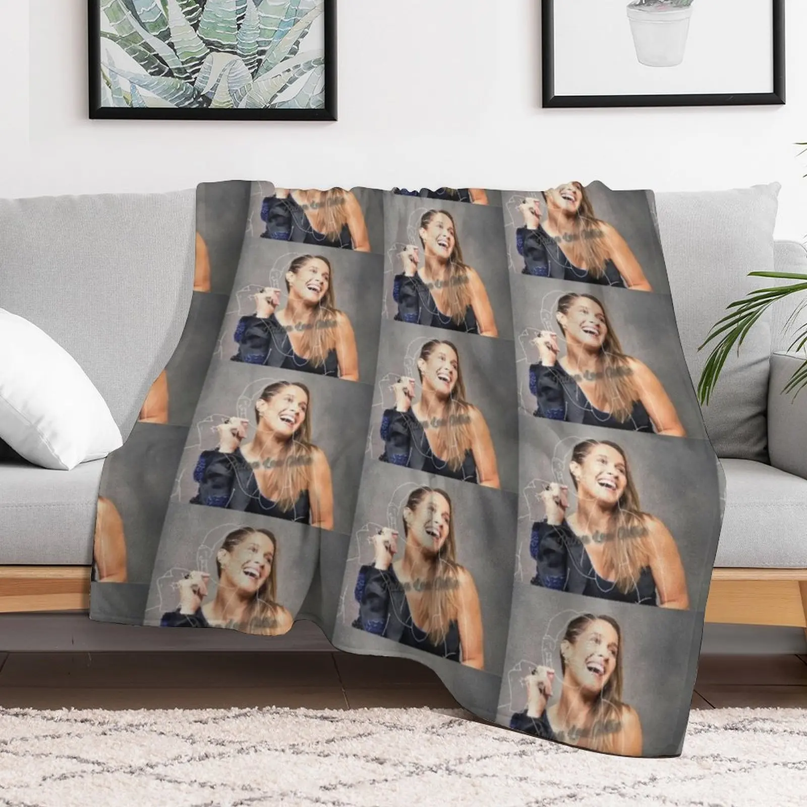 Jaina Lee Ortiz Station 19 Throw Blanket Luxury Brand Blankets Sofas Of Decoration for sofa Luxury Blankets