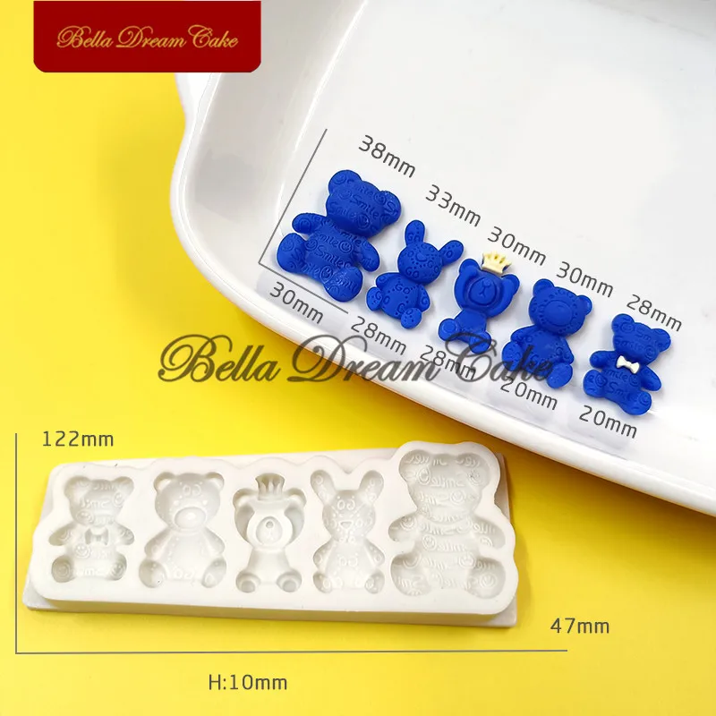 زهرة الأقحوان الصغيرة قالب من السيليكون لتقوم بها بنفسك قطاعات الكيك قالب فندان الشوكولاته اليدوية الطين نموذج أدوات تزيين الكعكة خبز
