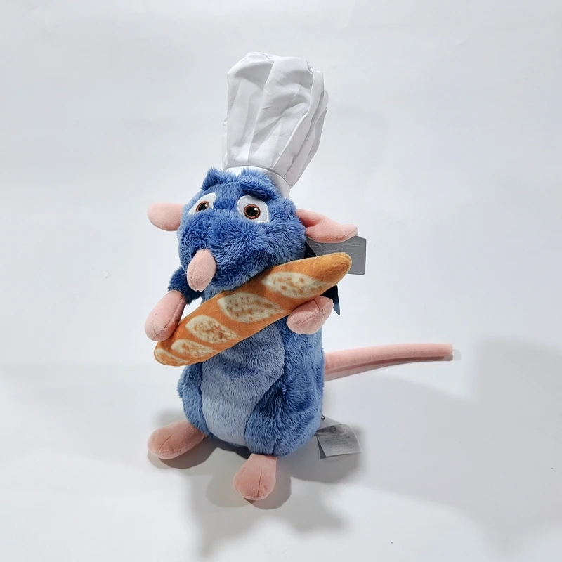 

Disney Gourmet Mobilization 33cm Cooking Mouse King Chef Remy Mouse Plush Toy Doll Doll Doll Children'S Companion Festival Gift