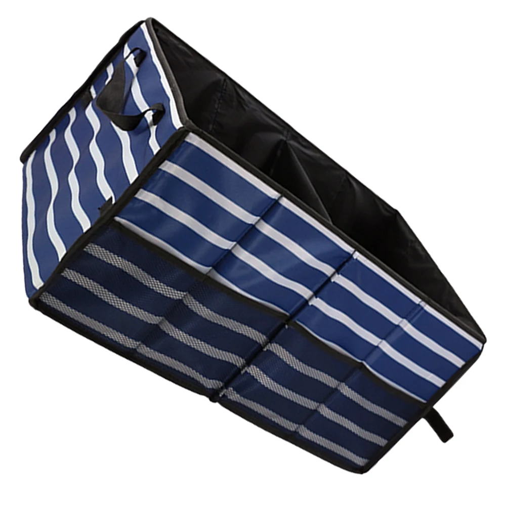 

Car Storage Box Large Capacity Trunk ganizer Heavy Duty Car Cargo Bag Oxford Cloth Suv Grocery Baby Storage Bin Accessories