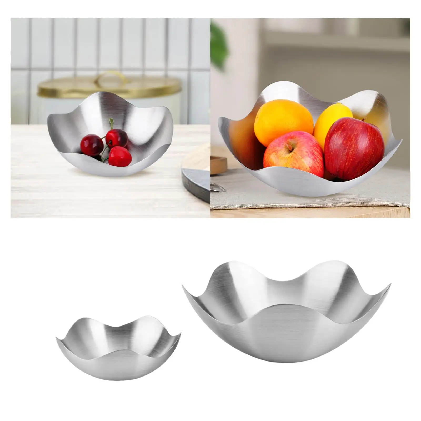 Candy Bowl Snack Plate Unique Professional Stable Practical Trifle Bowl Fruit Platter for Dining Table Counter Living Room