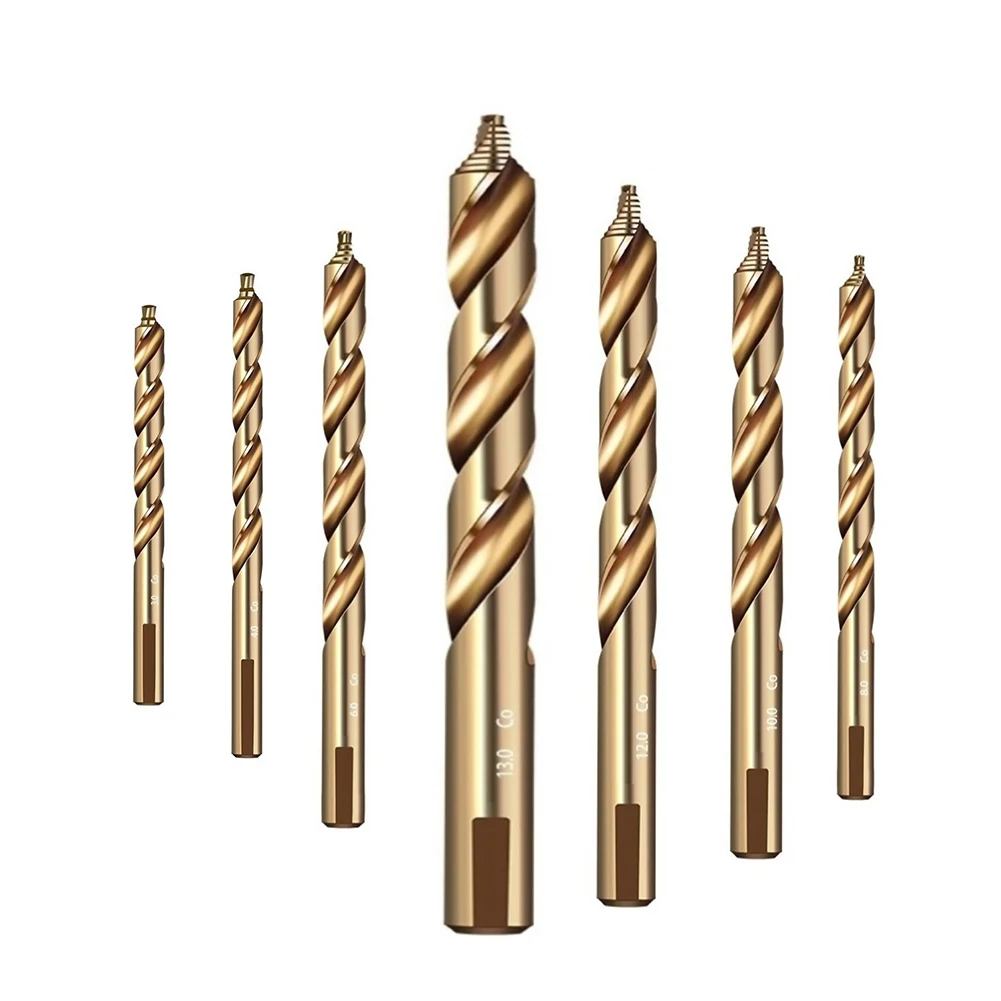 1PC 3-13mm M35 Cobalt Straight Step Drill Bits HHS Hole Cutter For Hand Electric Drill Percussion Drill Multiple Drill Bit New