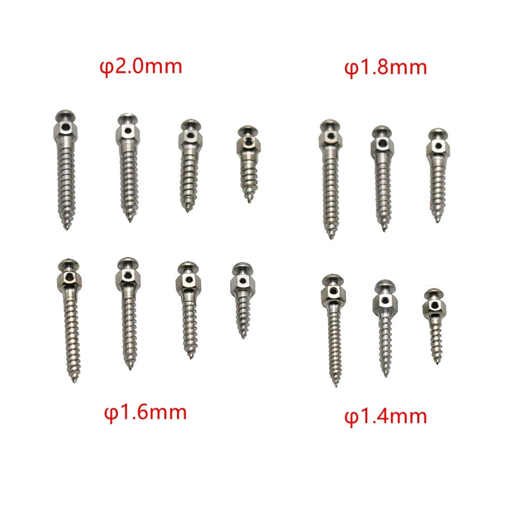 1Pc Dental Micro Implant Mini Screw Orthodontic Screwdriver Self Drilling Tool Stainless Steel Matching Dentistry 1.4/1.6/2.0mm