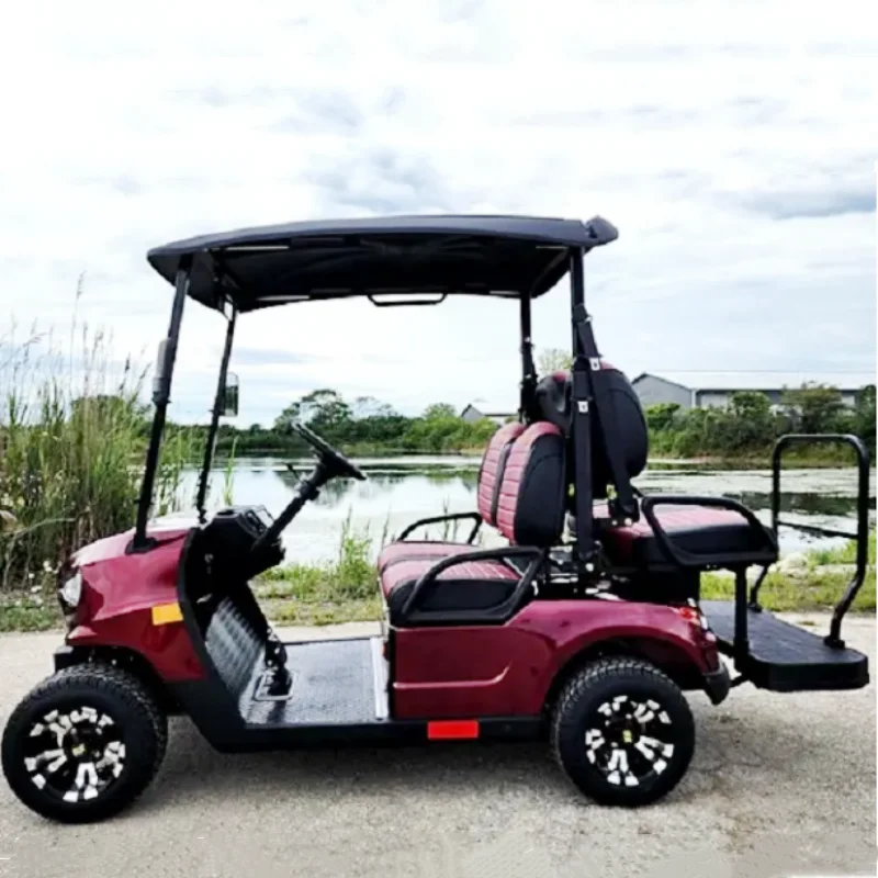 مصنع لوازم عربة جولف كهربائية، سكوتر رباعي العجلات، جولة ذات مناظر طبيعية خلابة للطرق الوعرة وسيارة لمشاهدة معالم المدينة، ترام عائلي قابل للتحويل #1