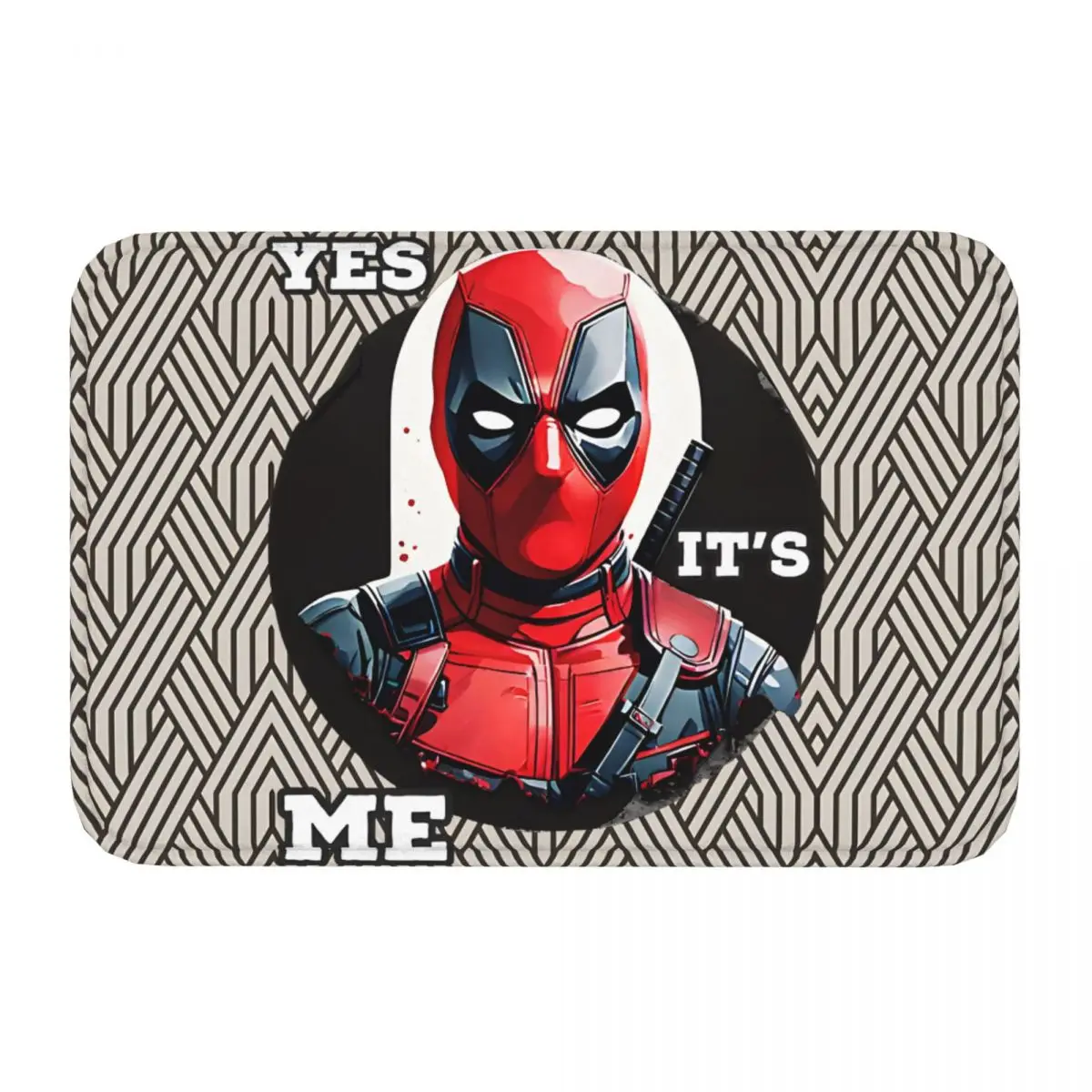 Deadpool & Wolverine Anti-Slip Doormat Bath Mat Popular Movies Floor Carpet Entrance Door Rug Indoor Decor