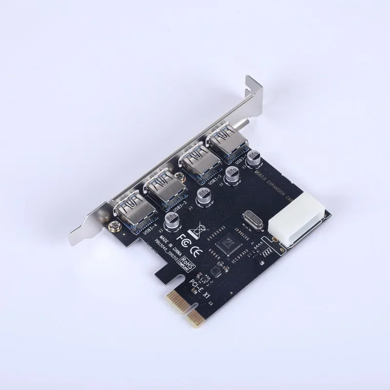 4 Port USB 3.0 PCI-E Expansion Card PCI Express PCIe USB 3.0 HUB Adapter 4-Port USB3.0 Controller USB 3 0 PCI e PCIe Express 1X