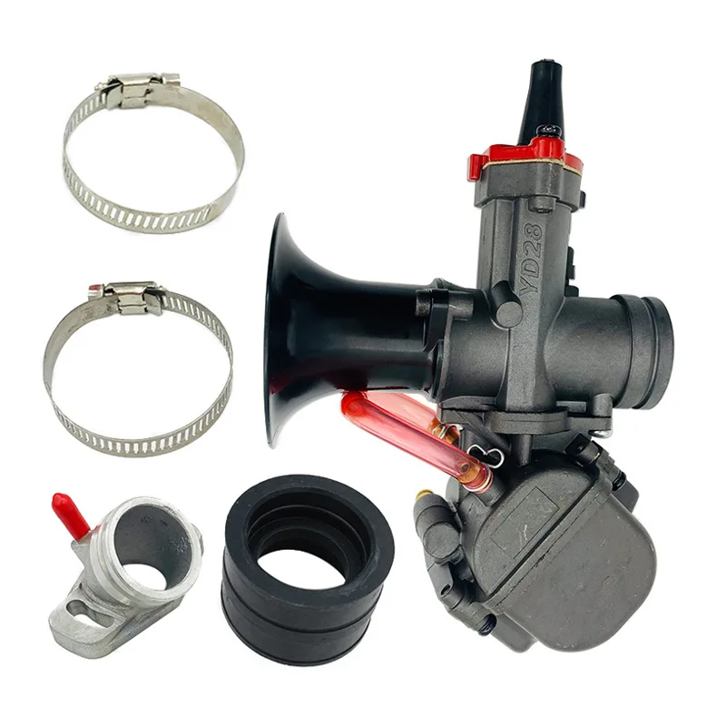 Modified YD MJN2 Carburetor YD28 30mm PWK For Dual Stack MSX125 Motorcycle