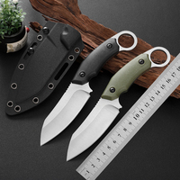 Outdoor camping knife, high hardness, heavy-duty climbing essential, portable small knife, survival knife, EDC tool