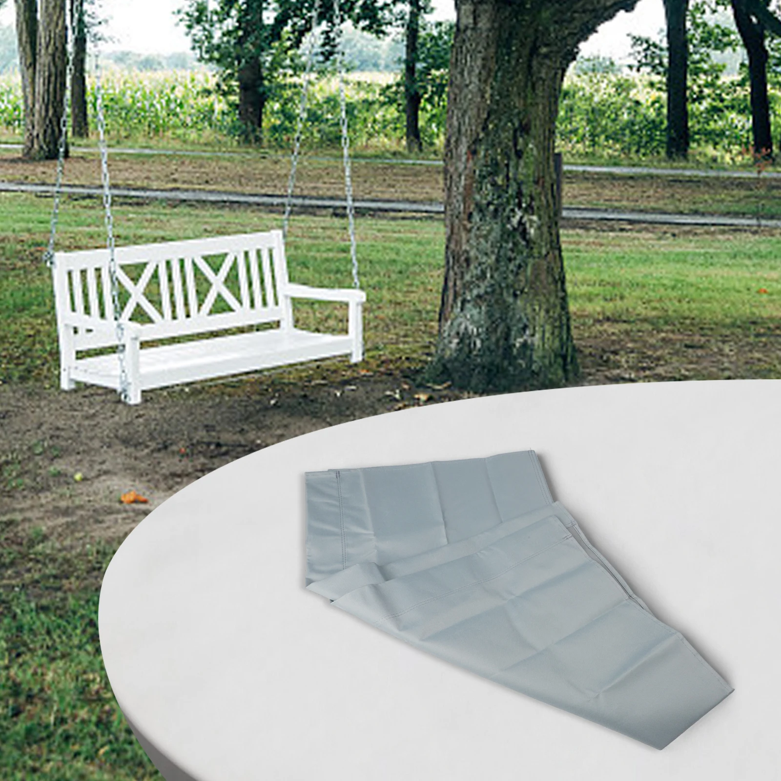 

1pcs Seat Cover 600D Outdoor Garden Seat Cover Swing Seat Cover 85cm*48cm*48cm 148cm*50cm*50cm Rainproof Garden Seat Cover