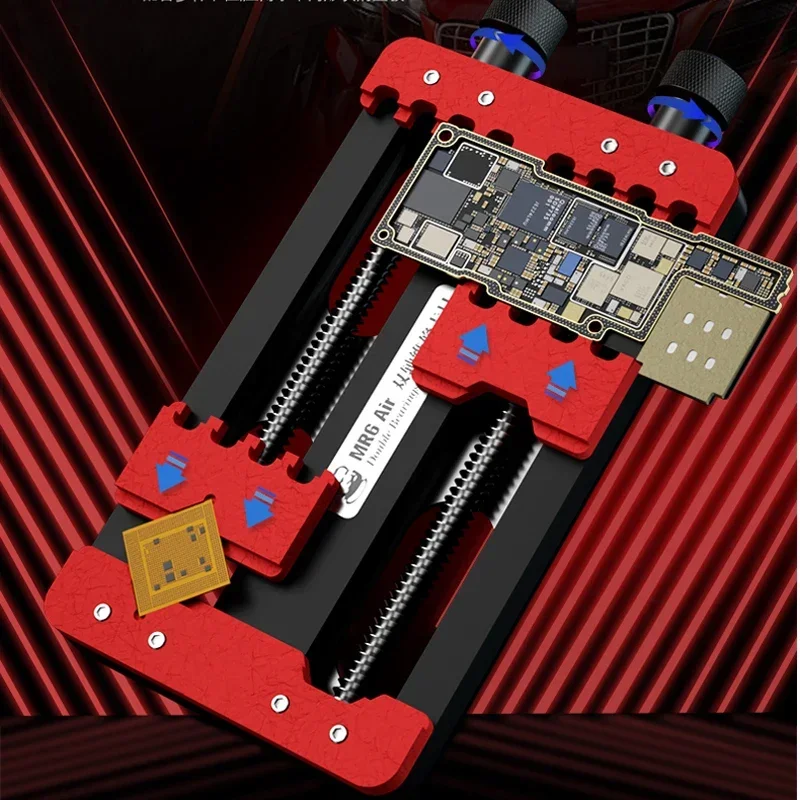 MR6 Air Double Bearings Repair Fixture PCB Board Soldering Motherboard Chip Remove Glue Clamp For Phone Maintenance Jig MECHANIC