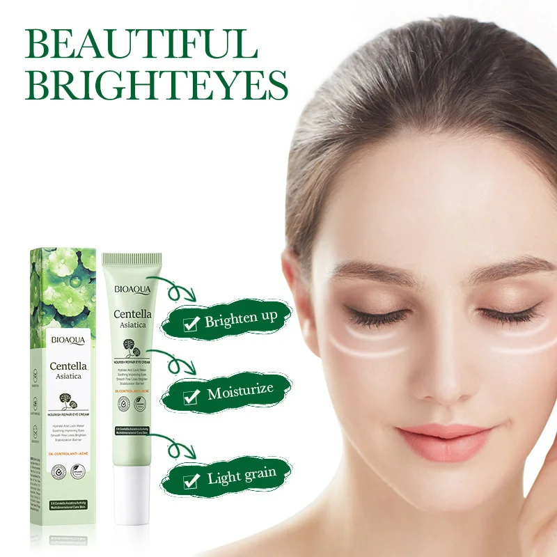 BIOAQUA Centella Eye Cream Anti Dark Circles Eyes Bags Moisturizing Firming Eye Creams Beauty Eyes Skin Care Products