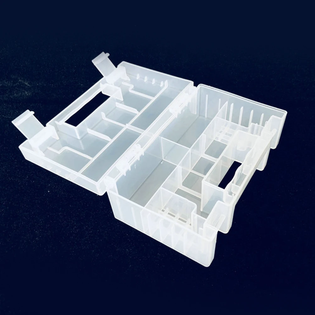 

Large Capacity Transparent Storage Box 18650 Organizer Anti-Short Circuit Plastic Container For Home Use
