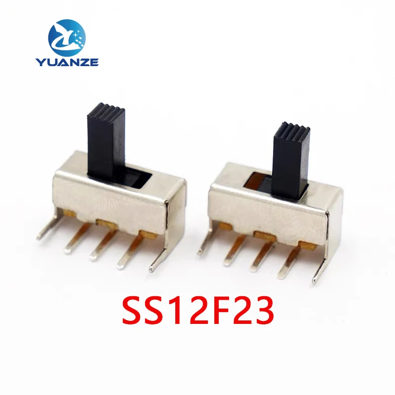 

10 шт. SK-12F14G3/4/5/6 мм 2 положения 1P2T панель печатной платы угол горизонтальный ползунковый тумблер питания