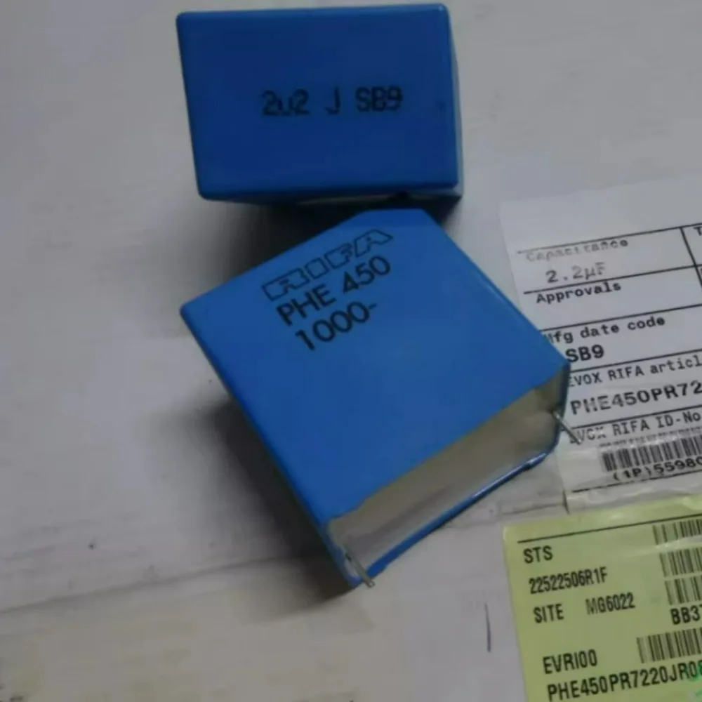 

RIFA PHE450 2.2uf/1000v 2u2 225 Brand New 38mm Film Capacitor PHE450PR7220JR