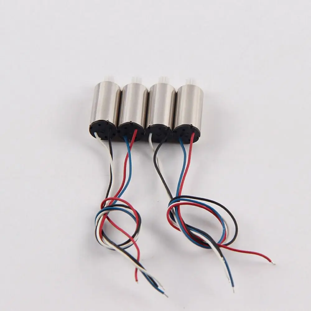 1pc or 2pcs/set Forward Backward Rc Mini Motor 816 Motor Silver RC Quadcopter Replacement Electronic Accessories