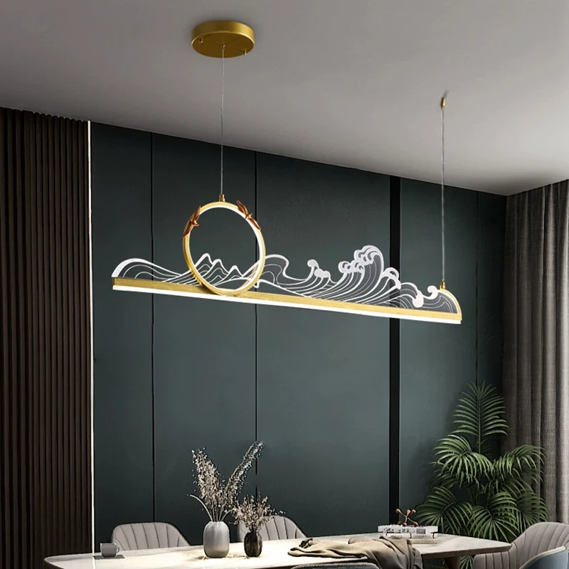 Luces led colgantes modernas para decoración del hogar, lámparas de luz para sala de estar, candelabros para comedor, iluminación interior