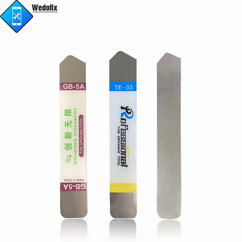 6Pcs Phone Opening Pry Tools with Pry Bar High Springy LCD Screen Opener for iPhone Samsung LCD Repair