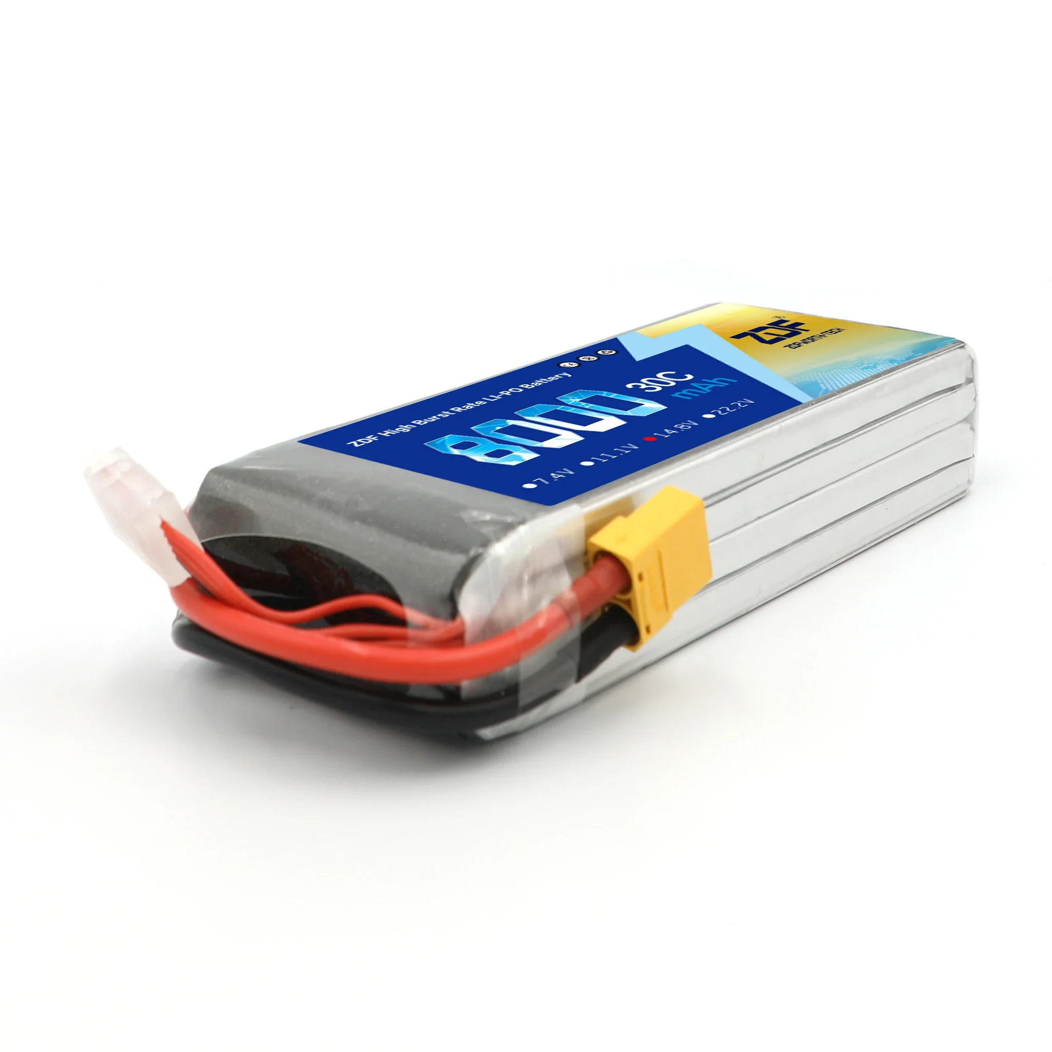 Zdf power nova bateria lipo de capacidade total 14.8v 4S 8000mah 30c-60c rc akku bateria para avião helicóptero barco fpv drone uav