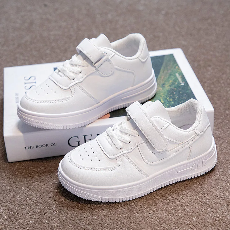 

Children's Campus White Shoes Spring New Boys Board Shoes Soft Bottom Fashion Big Children Students Casual Children's Shoes