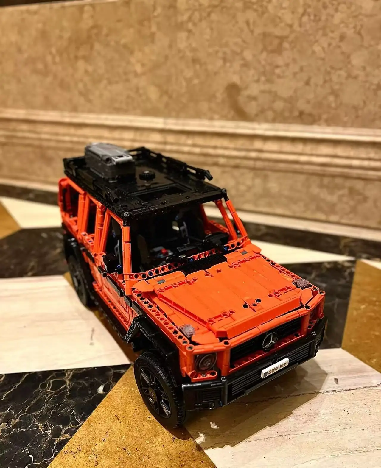 New2891pcs ديكور المنزل متوافق مع 42177 G500 مجموعة تصنيع المركبات على الطرق الوعرة هدية تزيين سطح المكتب