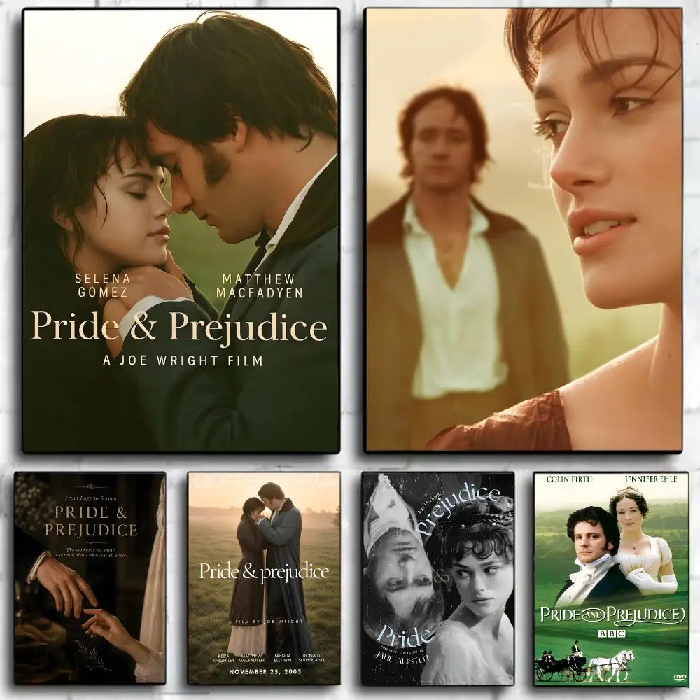 romance novel P-Pride-And-Prejudice Poster Wall Art Print Decorative Mural Home Decor Gift Unframed