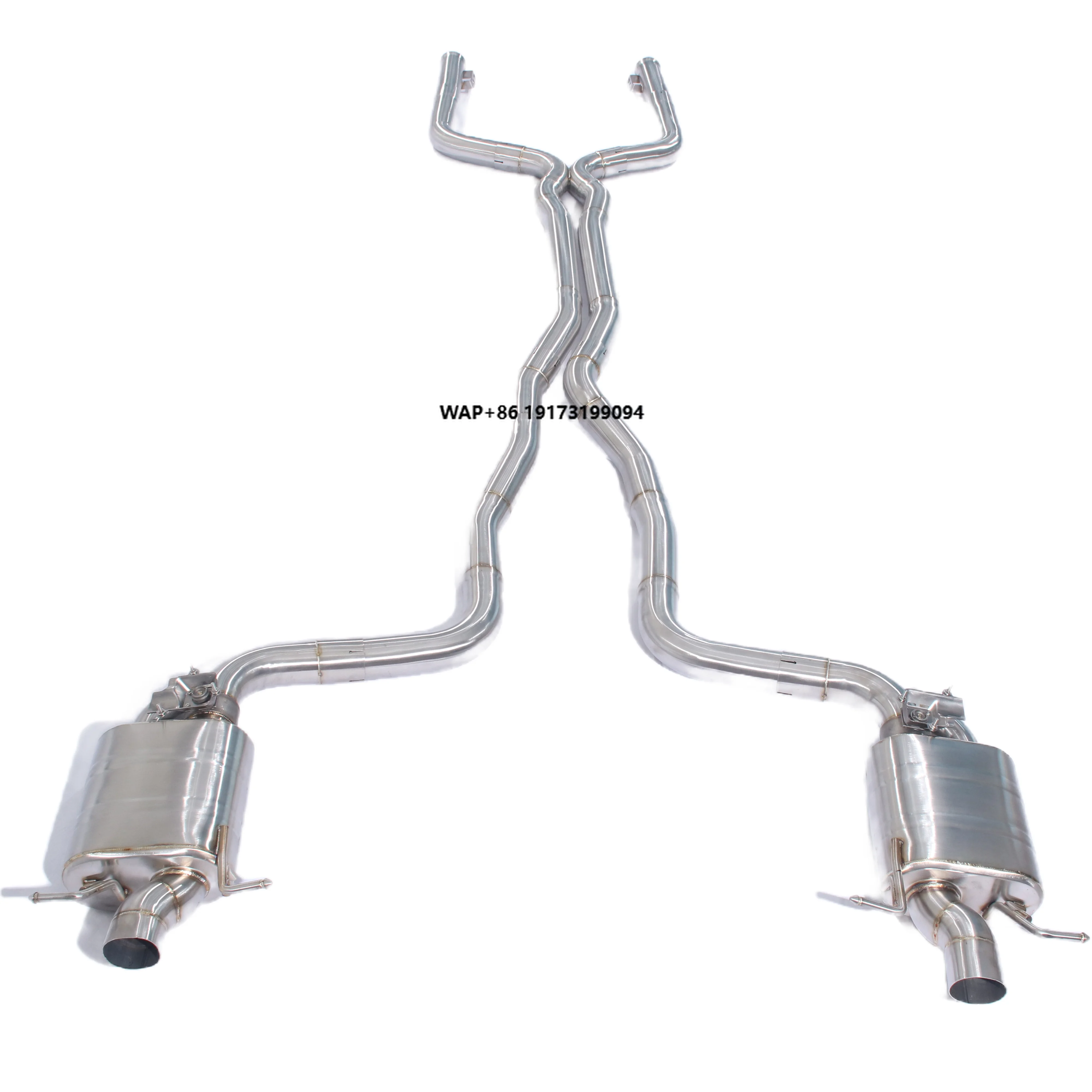 

for 2019-2023 MercedesBenz-E53 AMG W213 3.0T Car Valvetronic Exhaust System Catback Valved Muffler SS 304 Stainless Steel