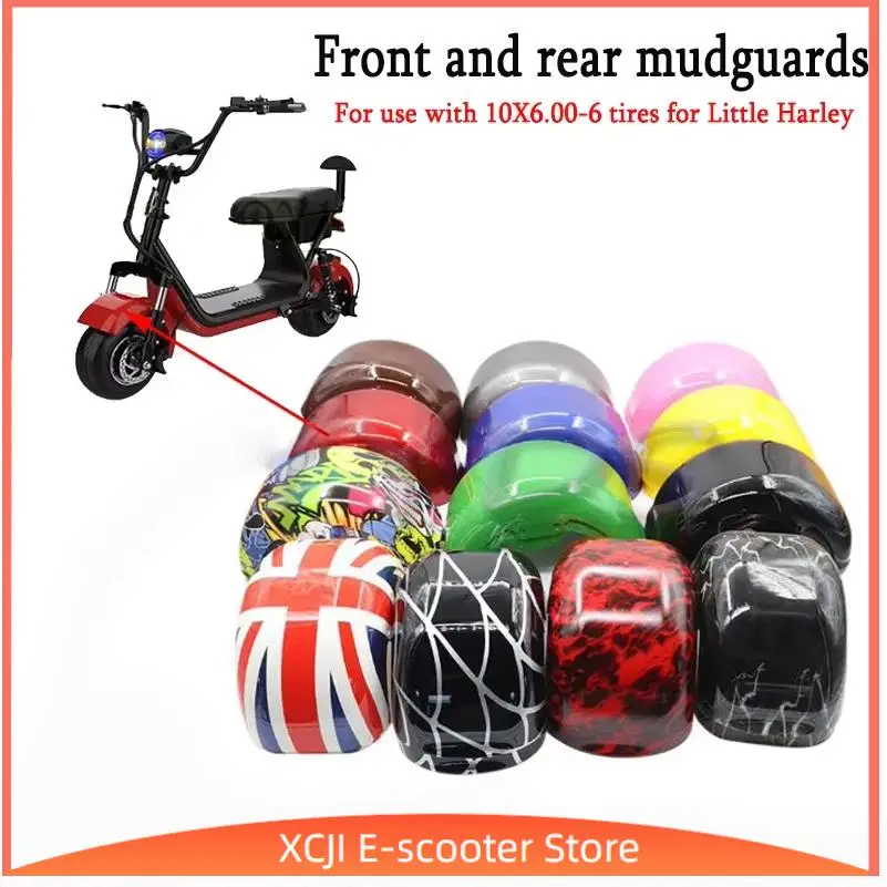 

1 Pair Front and Rear Fender Mudguards For Citycoco 10 x 6. 00-5.5 /10 x 6. 00-6 tires for Electric Scooter accessories