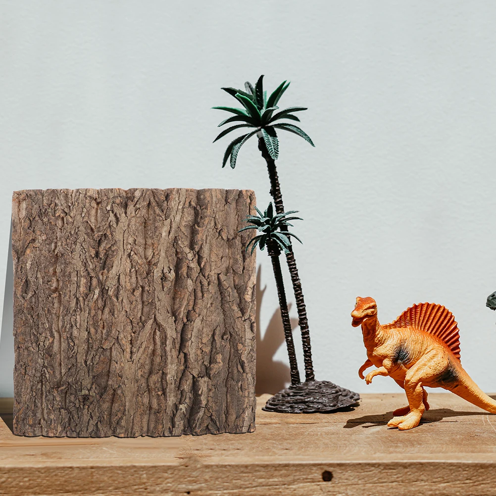 

2pcs Tree Bark Background Boards Natural Cork for Reptile Terrarium Aquarium Decor Large Plants Wall Climbing Sticks Backgrounds