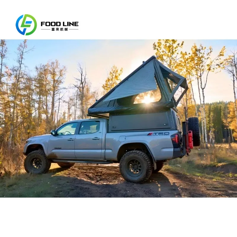 Customized pickup truck canopy tent durable aluminum anti‑tear shelter for bulk purchase overland camping business buyers