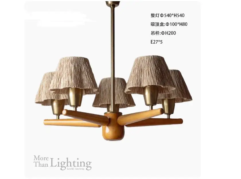 Y 1940s القرون الوسطى العتيقة الخشب الصلب العتيقة دراسة قلادة ضوء غرفة المعيشة غرفة الطعام غرفة نوم قلادة الخفيفة