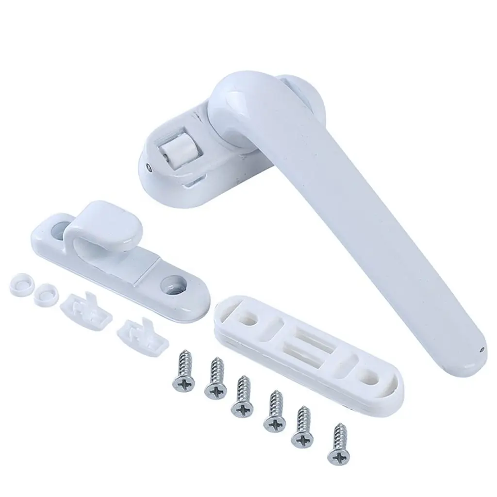 Thicken Aluminium Alloy for Home Easy Installation Universal Window Wheel Handle Lock Casement Window Hardware Window Handle