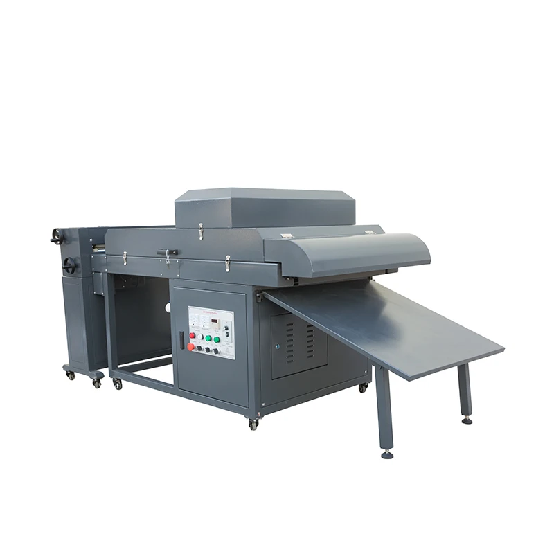 DOUBLE 100 New Innovation Automatic Small 650mm Spot UV Coating Machine For Printing Industry