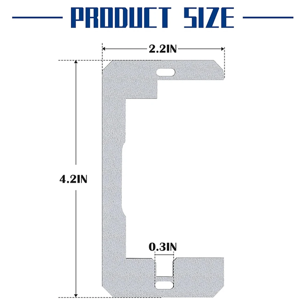 Wall Plate Spacer Metal Flush Fit Device Leveling Plates 20 Pcs Easy Installation Perfect Fit Reliable Material