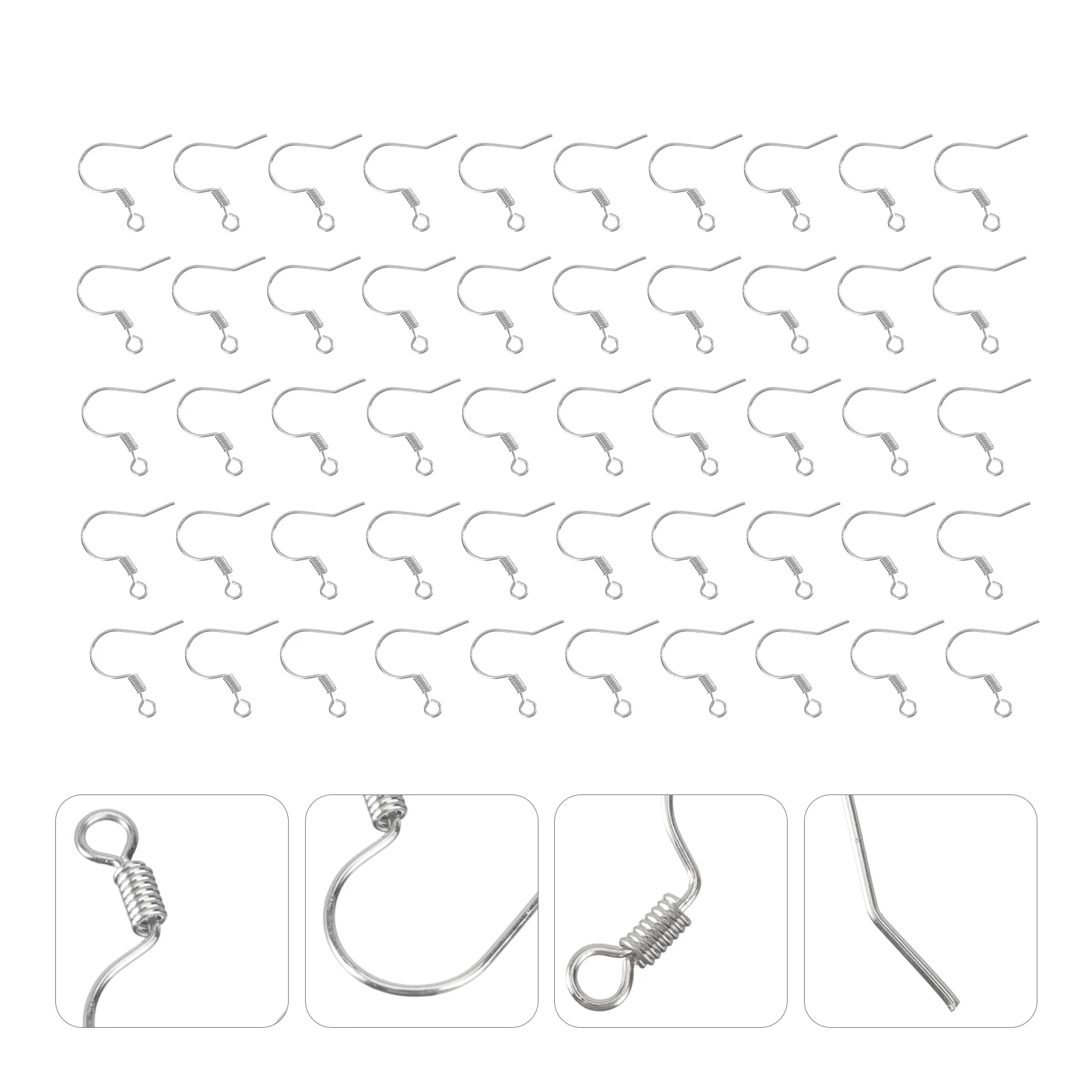 

50pcs Diy Parts Women Jewelry Making Accessories Durable Lightweight Stylish Cool Easy Match Safe Wear Handmade Diy Earring