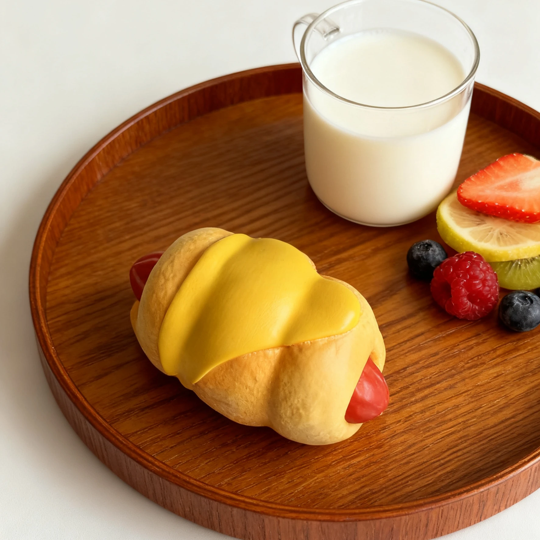 Imán Decorativo Japonés con Diseño de BBQ, Chien Frie, Pan de Fresa, Salchicha, Rebanada de Queso y Tostadas, para Decoración del Hogar