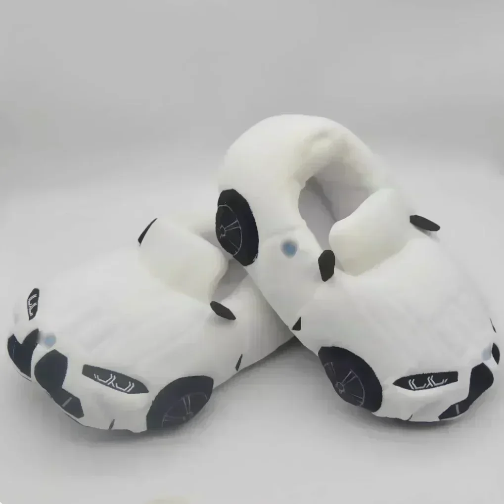 Cross Border  Plush Slippers Racing BMW Porsche Racing Plush Slippers