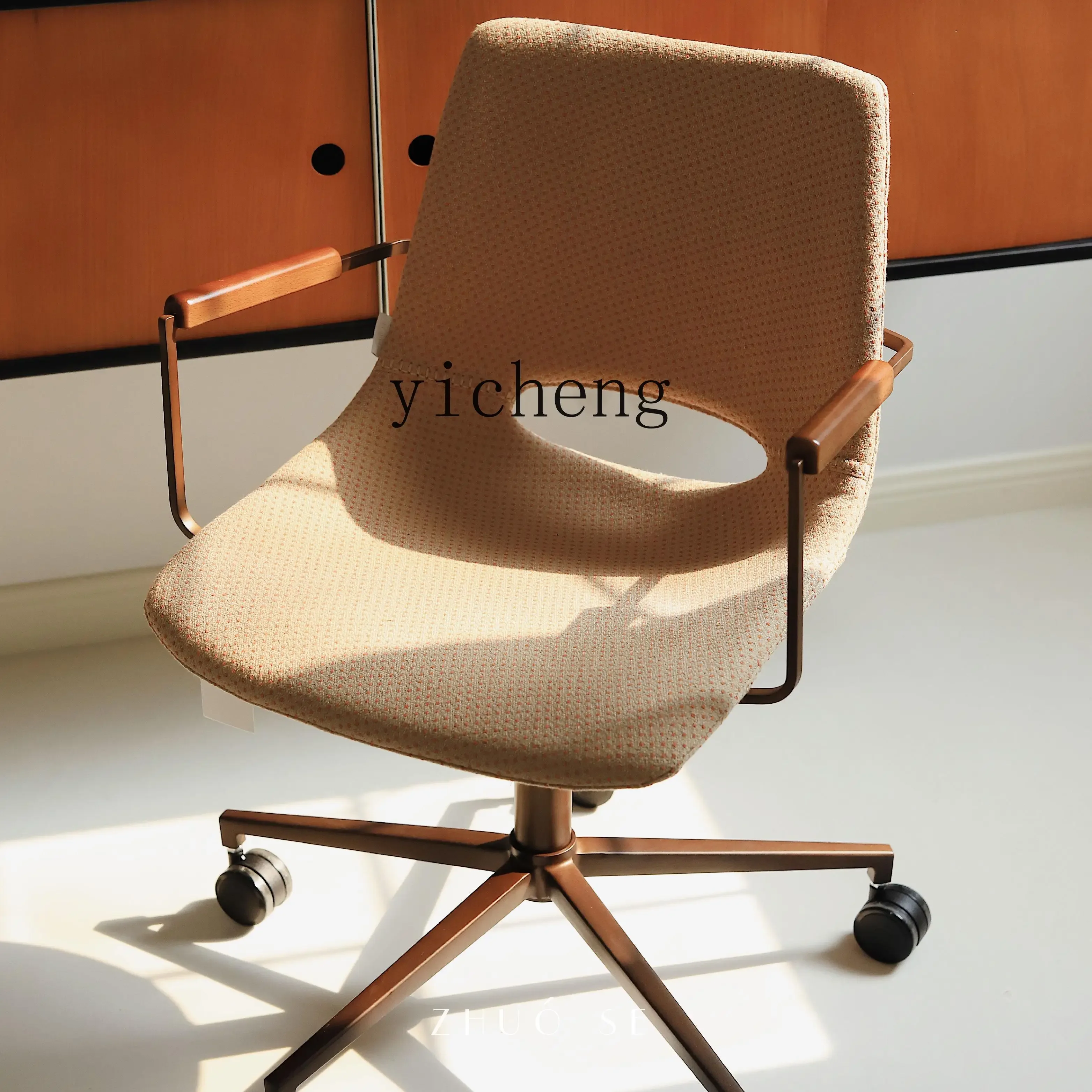 YZ-a  French retro home office chair ergonomics study computer home living room chair desk decoration