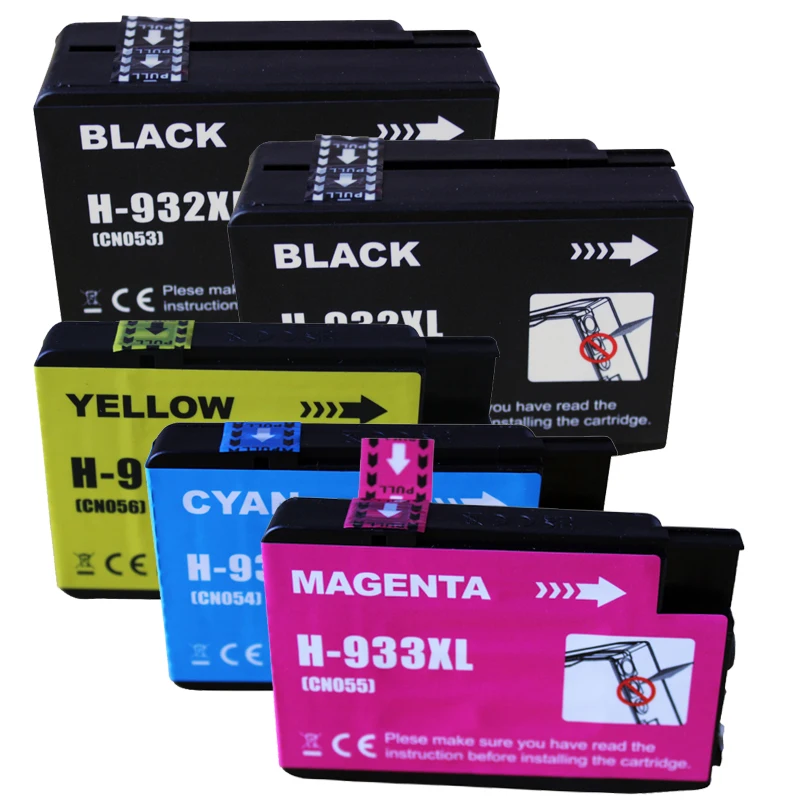 

5pk Compatible 932XL 933XL CN053A Colour Cartridge For HP OfficeJet 6100 6600 6700 7110 7610 7612 Printer ( hp932 hp933 )