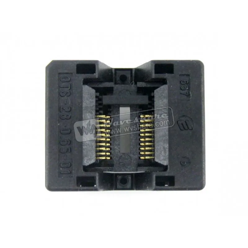 

Makerseek OTS-20(28)-0.65-01 SKU 3604 Waveshare OTS 20 28 0.65 01, Test Burn in Socket,