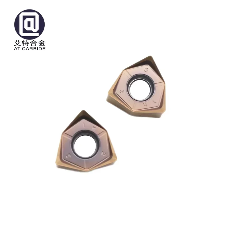 OEM Customized WNMU Tungsten Carbide Inserts WNMU080608 Double-Sided Fast Feed CNC Turning Blade Cutting Tool for Steel