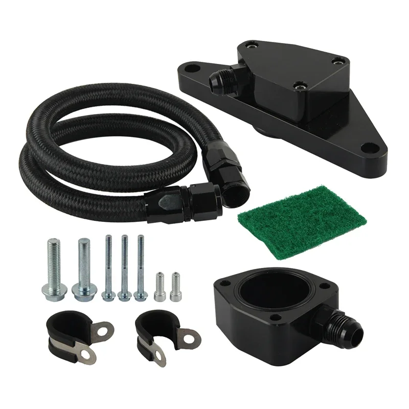 

Performance Coolant Bypass Nylon Hose Kit For 07.5-18 Dodge Ram 6.7 6.7L Cummins