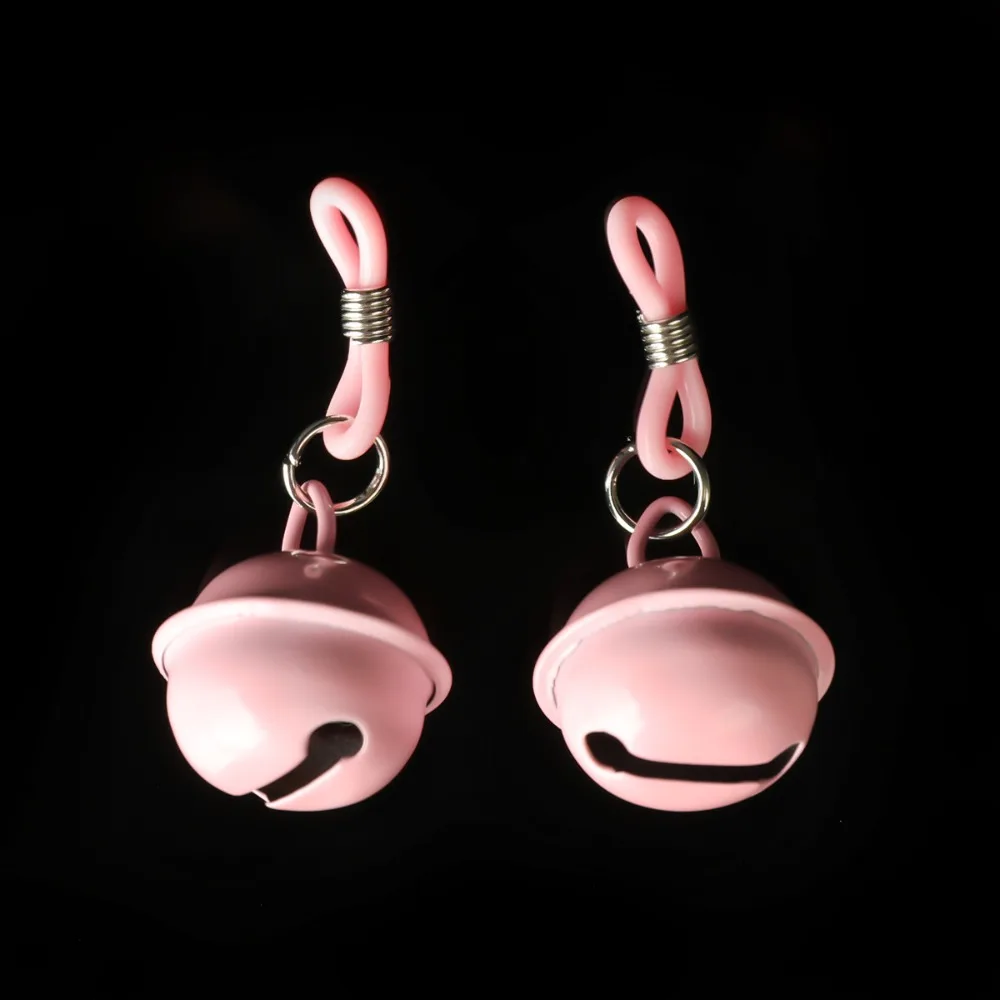 1Pair Women Silicone Nipple Clamps SM Toy Adult Sex Chest Bell Clitoris Stimulation Breast Stimulator Small Bell Clips Sex Toys - Image 6