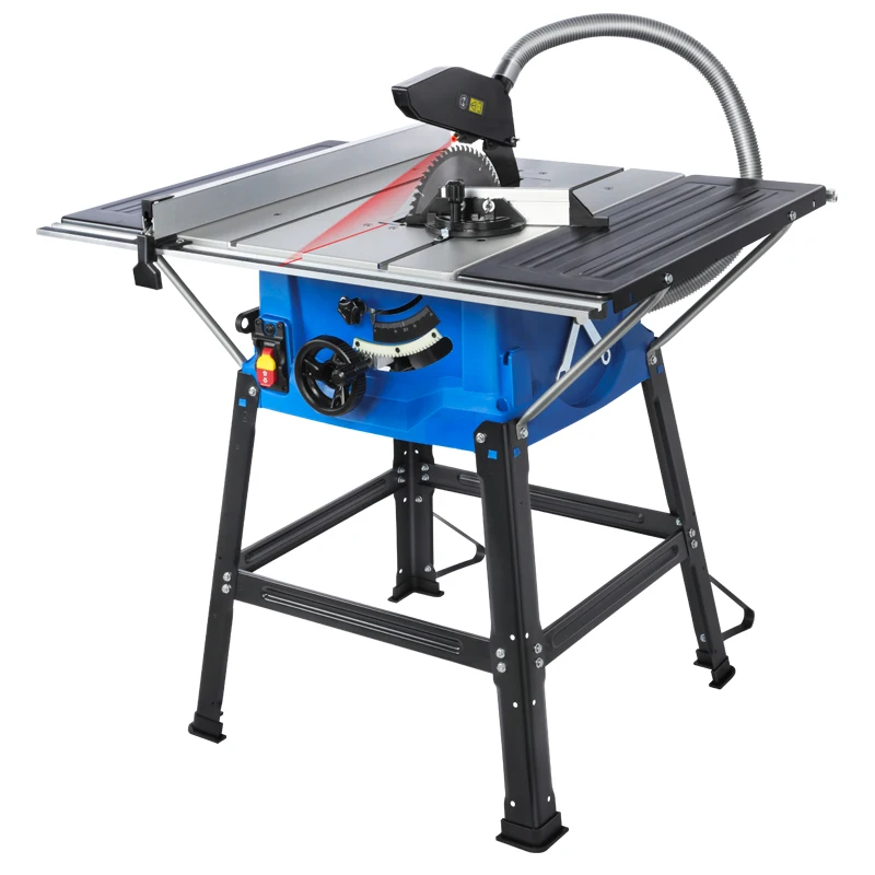 LUXTER Table Saw 255mm 10 Inch Wood Cutting Dust Free With Extension Portable Woodworking Machine