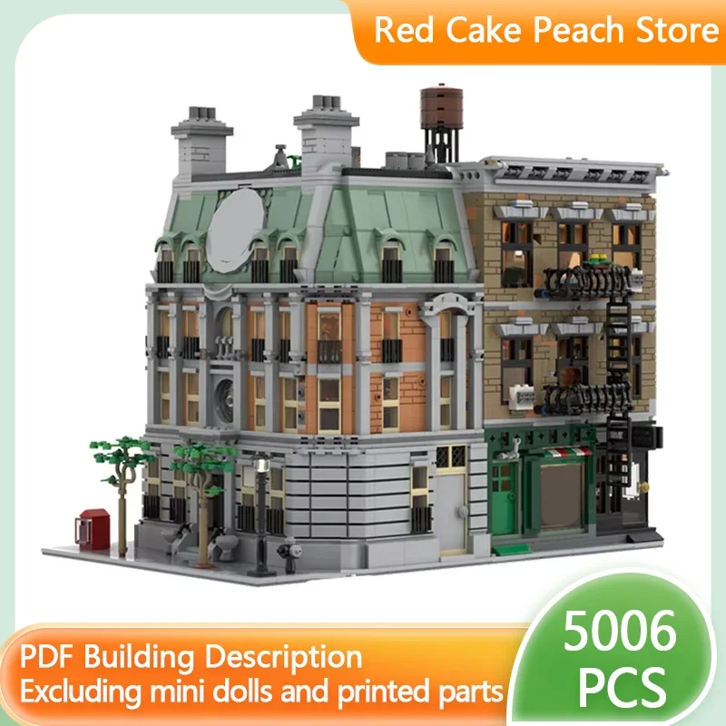 Popular Movie Street View Model MOC Building Bricks Hero Apartment Modular Technology Gifts Holiday Assemble Children Toys Suit